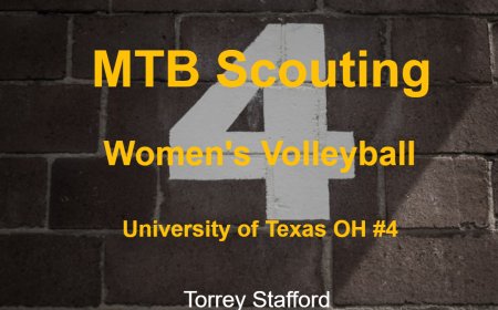College women's volleyball player Torrey Stafford University of Texas outside hitter is reviewed by MTB Scouting